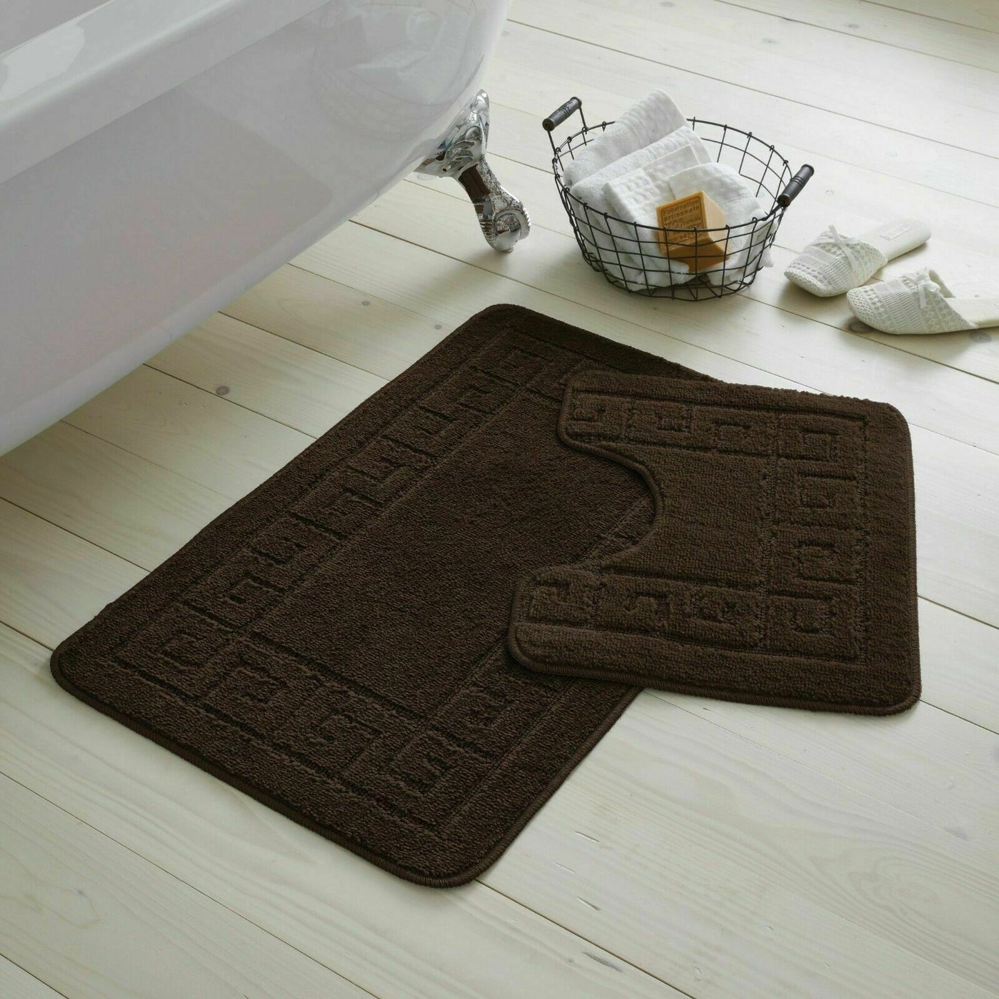 Eros Bath Mat & Pedestal Set 26 Colours
