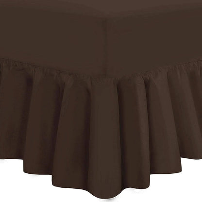Easy Care Percale Valance Fitted Sheet 22 Colours All Bed Sizes