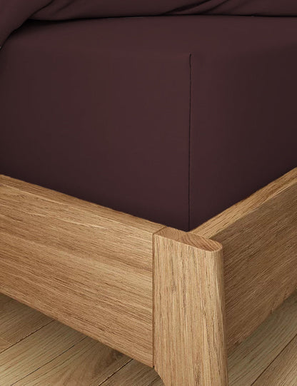 300 Thread Count Egyptian Cotton Fitted Sheet 11 Colours