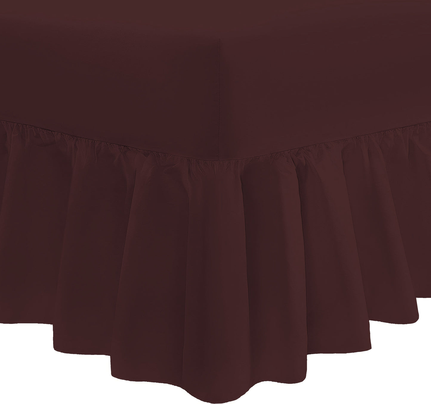 Easy Care Percale Valance Fitted Sheet 22 Colours All Bed Sizes