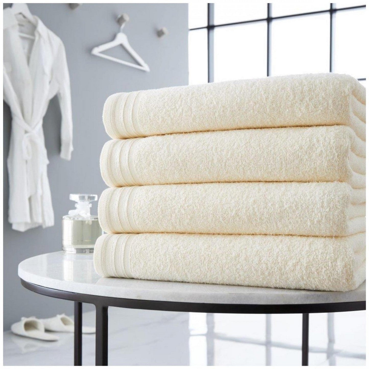 Home & Bath 4 Piece Bath Towel Set