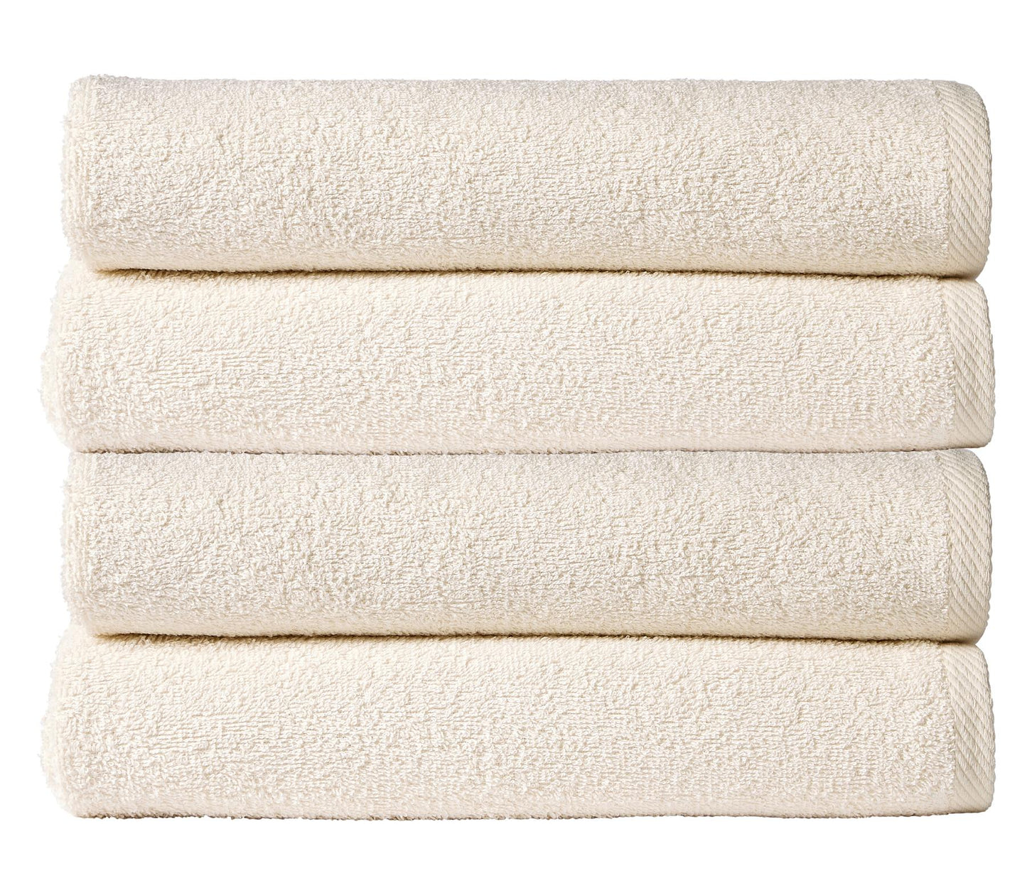 Cream Pack Of Four Bath Towels