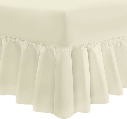 Easy Care Percale Valance Fitted Sheet 22 Colours All Bed Sizes