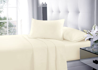 Soft Touch Luxury Microfibre Fitted Sheet 8 Colours 40 cm Depth– Home & Bath