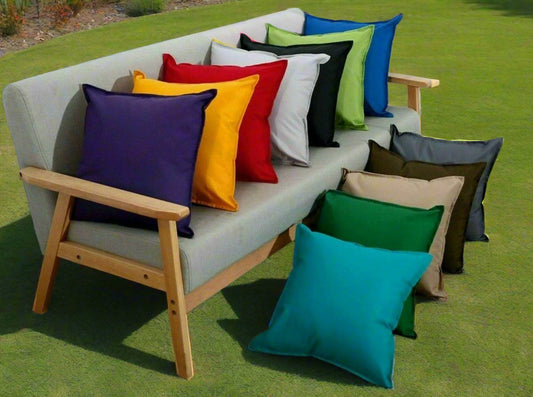 Outdoor Waterproof Scatter Cushions Filled 2 Sizes