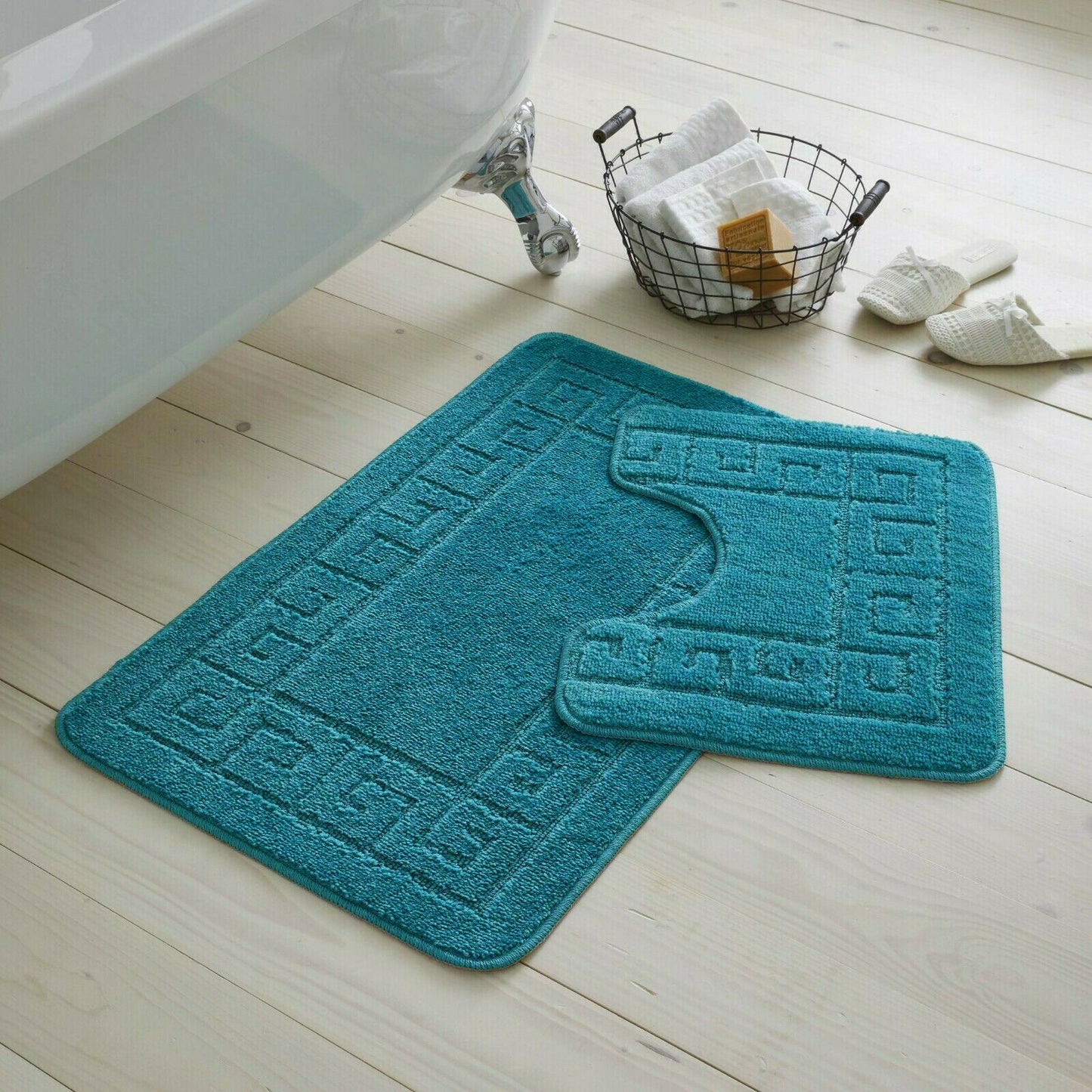 Eros Bath Mat & Pedestal Set 26 Colours