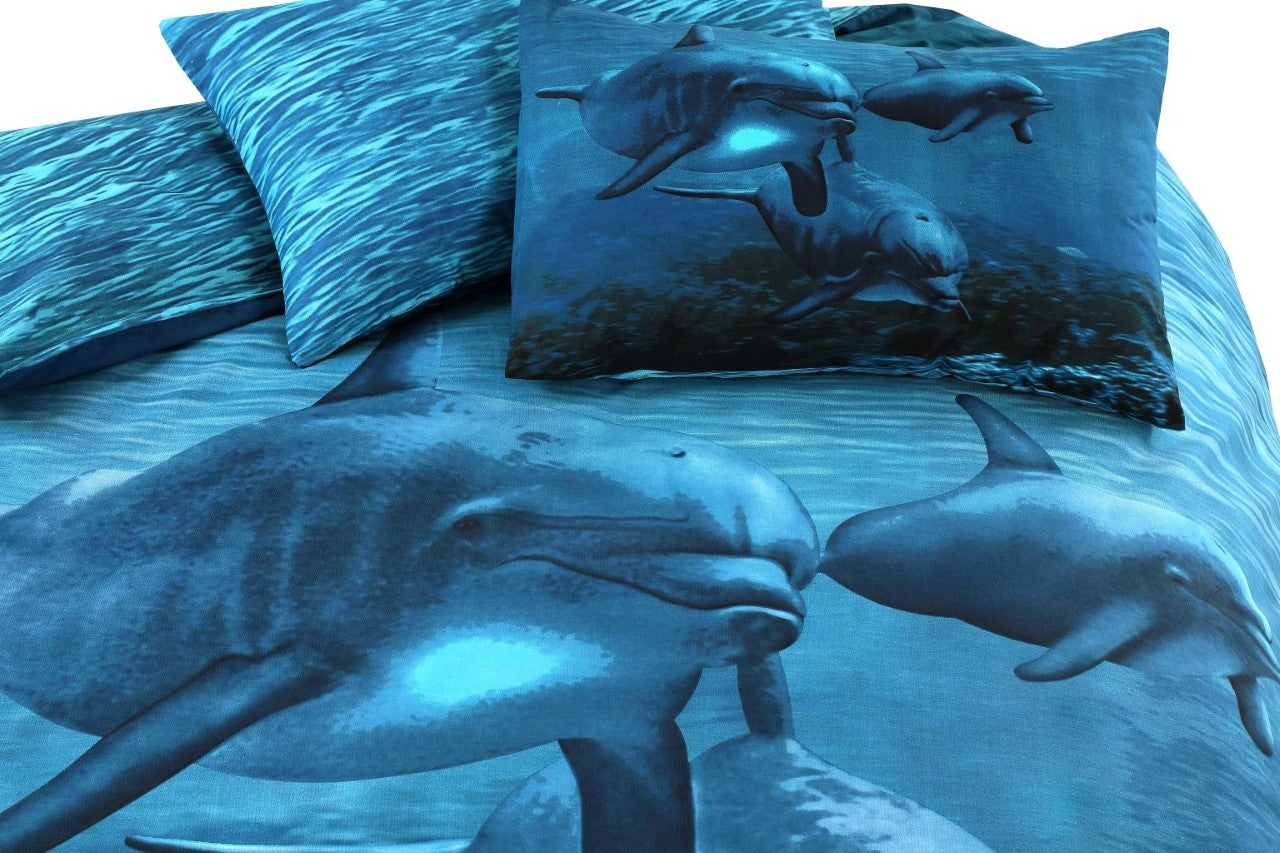 Dolphin 3D Duvet Cover Set