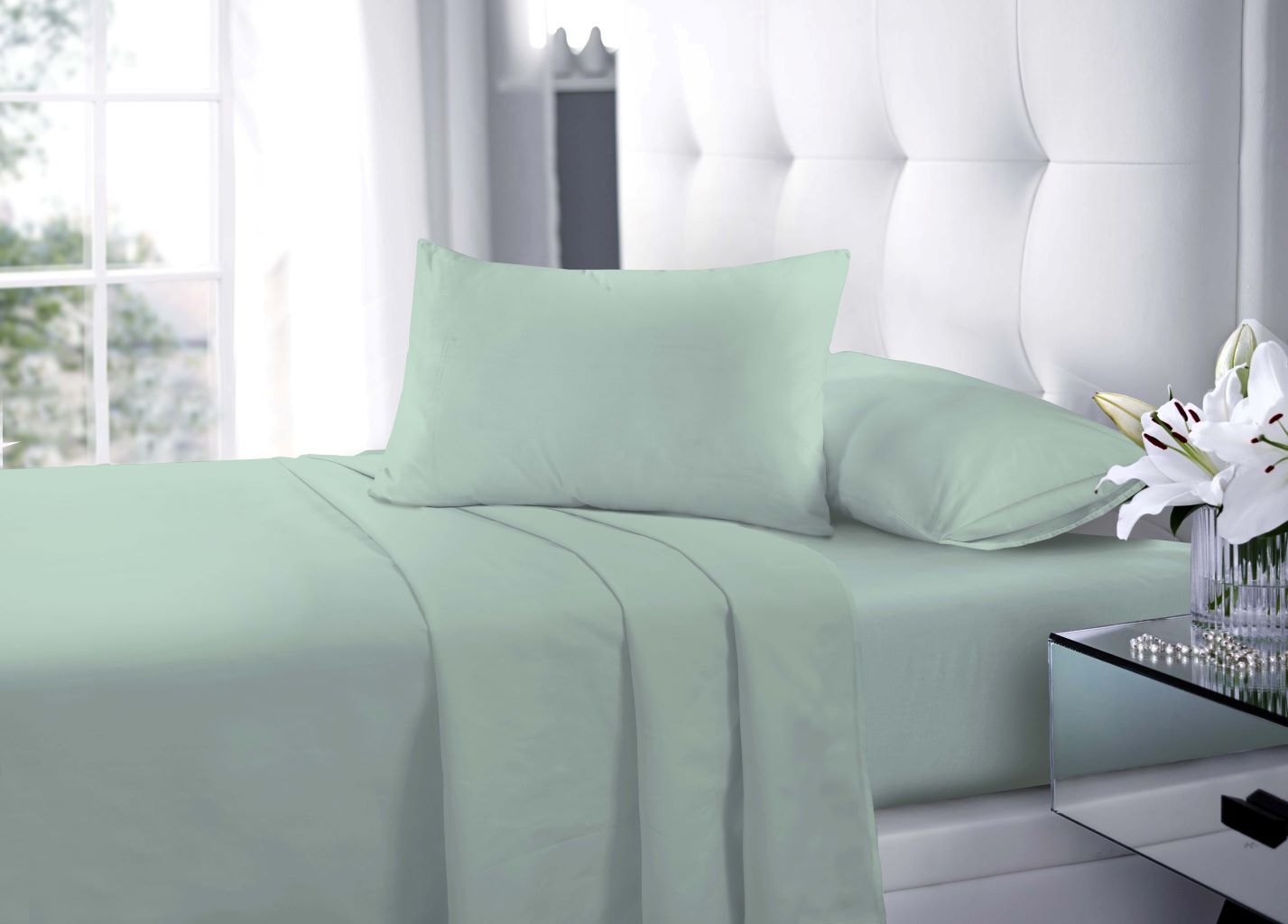 Easy Care Percale Flat Sheet 22 Colours All Bed Sizes