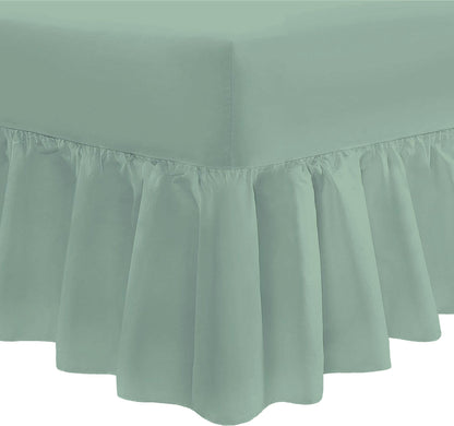 Easy Care Percale Valance Fitted Sheet 22 Colours All Bed Sizes