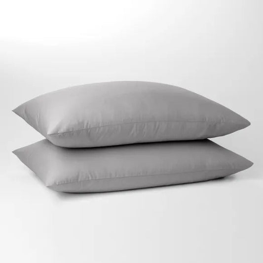 Grey 400 Thread Count Egyptian Cotton Pillowcases