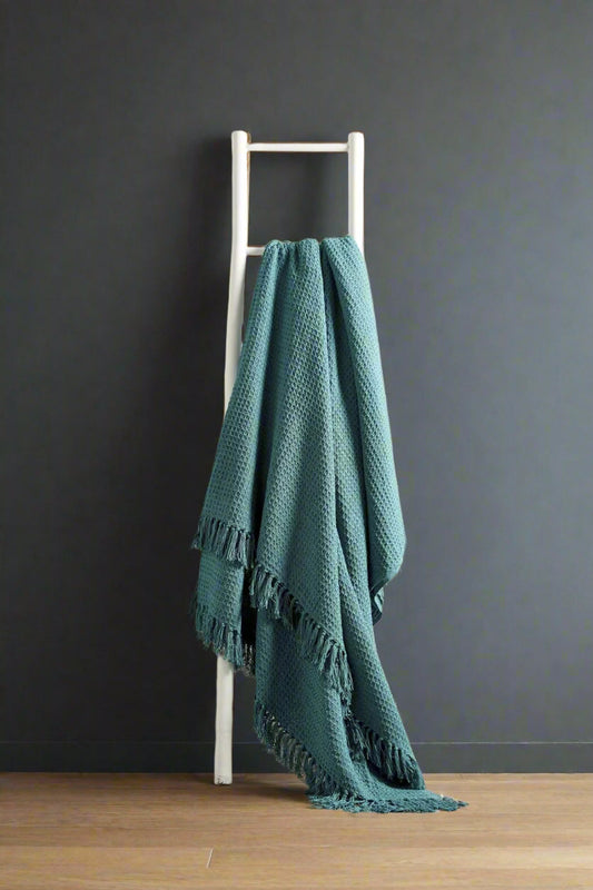 Garth Knitted Pure Cotton Throw