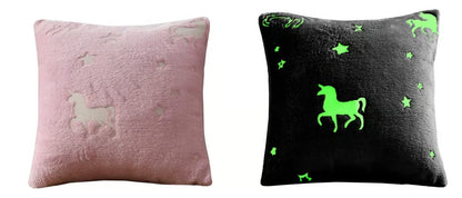 Glow In The Dark Unicorn Teddy Duvet Set