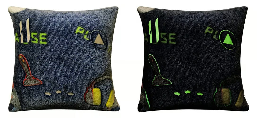 Gamer Glow In The Dark Teddy Duvet Set
