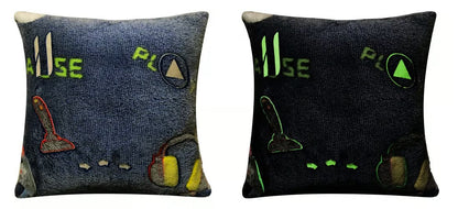 Gamer Glow In The Dark Teddy Duvet Set