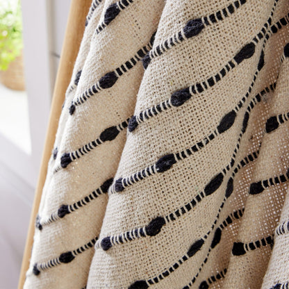 Hand Woven Striped Cotton Throw