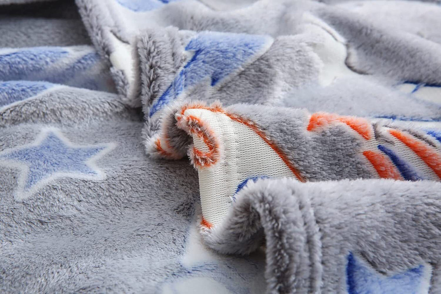 Glow In The Dark Kids Space & Planets Blanket