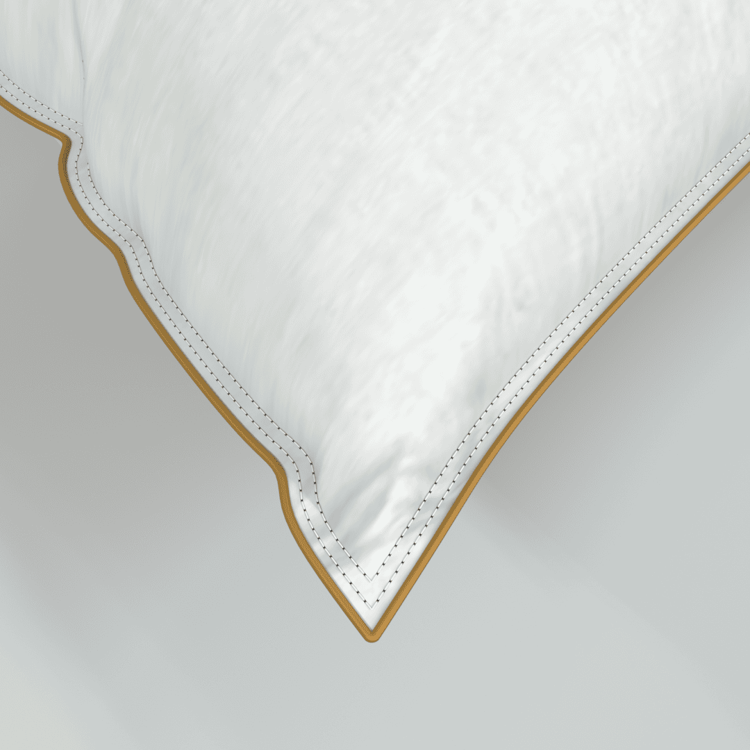 Goose Feather & Down V Shaped Pillow