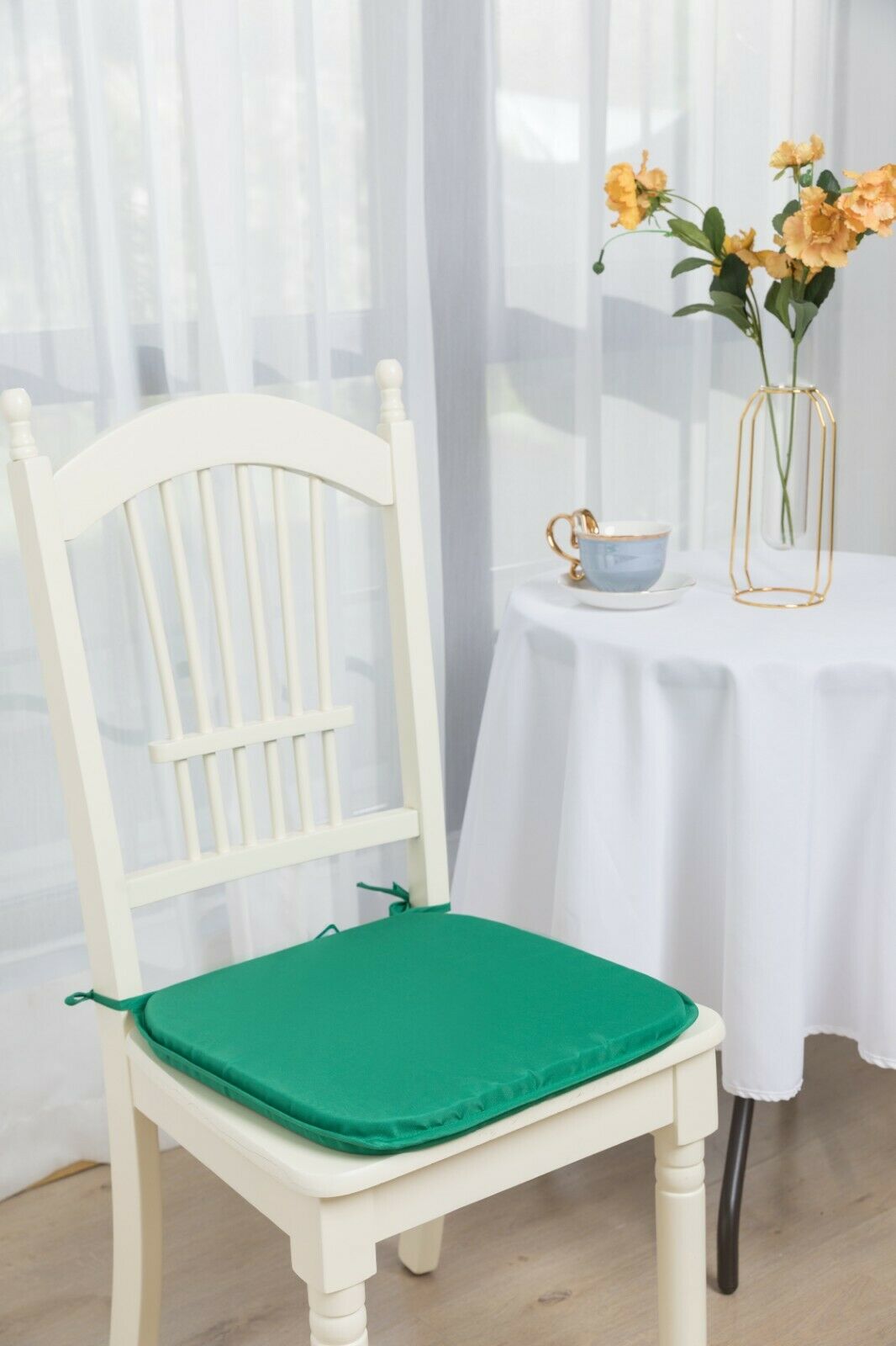 Plain Chair Cushion Seat Pads Foam Filled Tie On