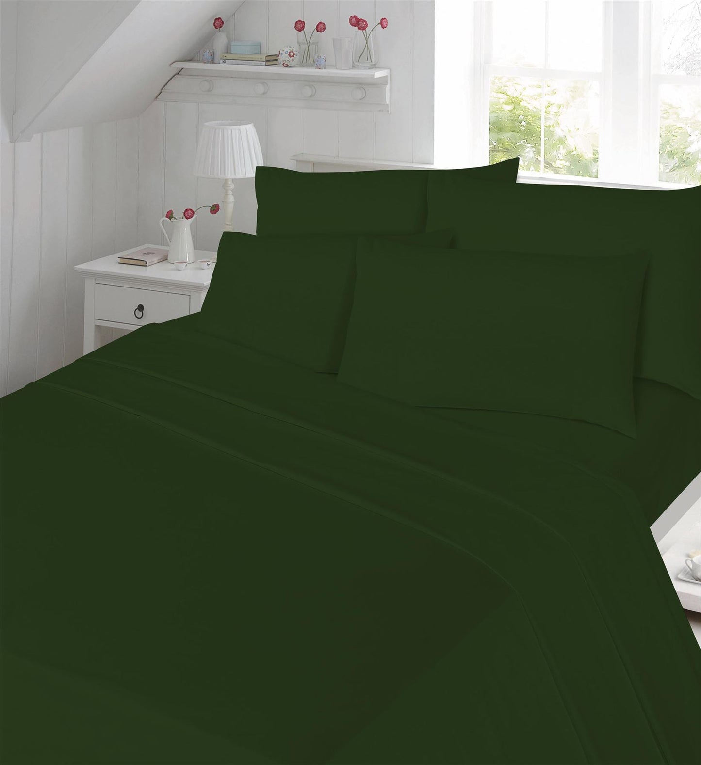Luxury Percale 180 Thread Count Flat Sheet 14 Colours