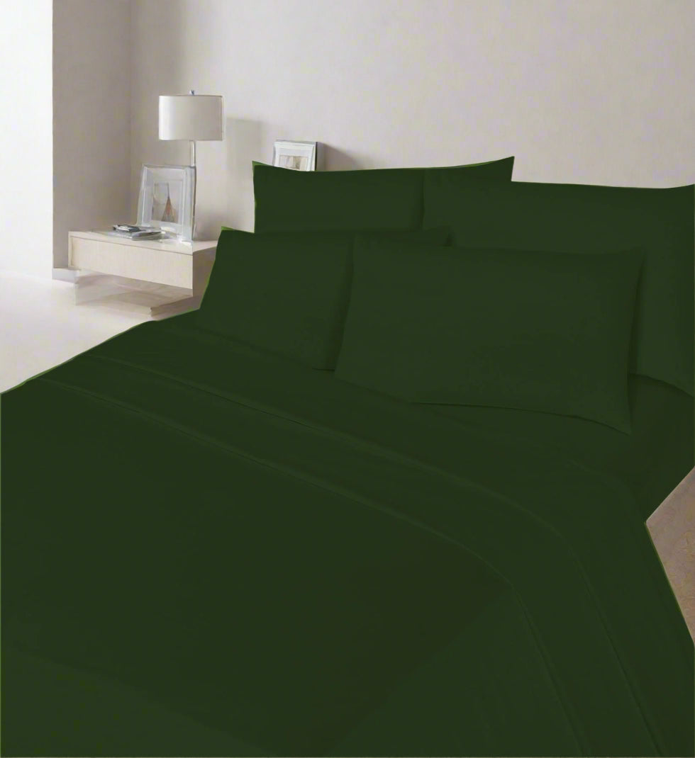 Luxury Percale 180 Thread Count Fitted Sheet 14 Colours