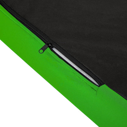 Green Ultimate Z-Bed Cube: Foldable Mattress for Adults and Kids - Sleepover Chair Bed, Single Futon Ready Bed, Floor Mattress for Living Room - Lightweight, Comfy, and Easily Foldable Bed