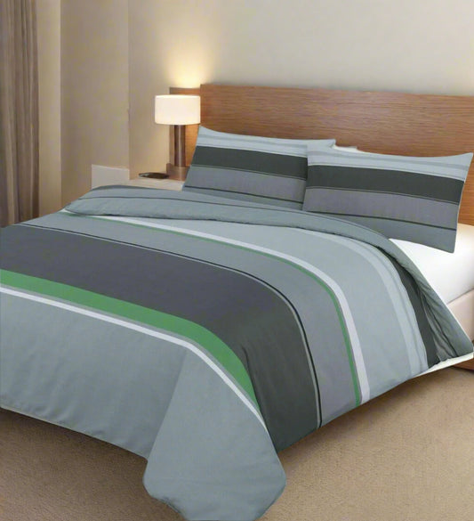 Linear Striped Duvet Set 3 Colours
