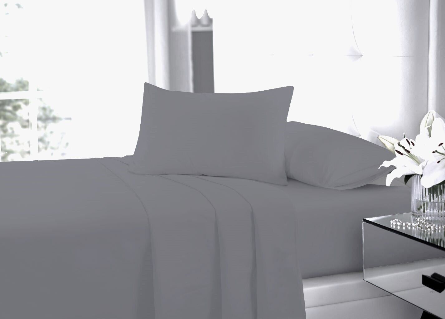 Easy Care Percale Flat Sheet 22 Colours All Bed Sizes