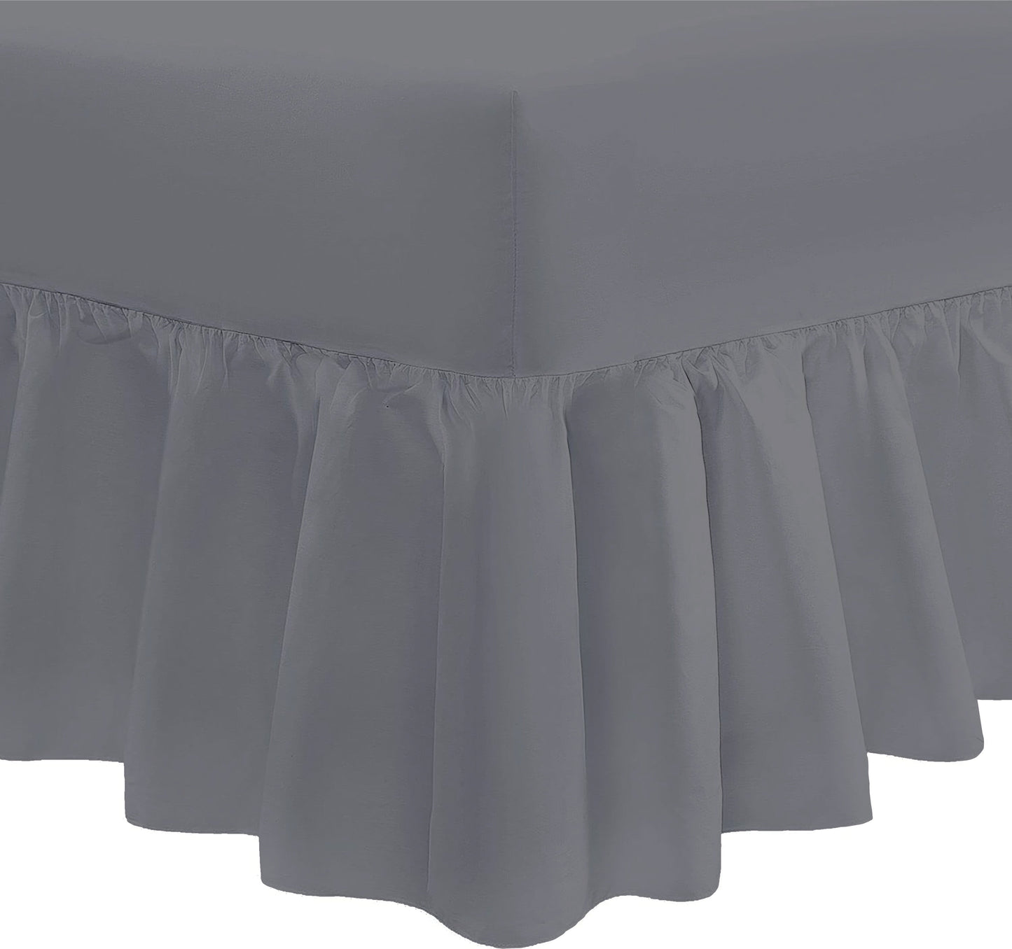 Easy Care Percale Valance Fitted Sheet 22 Colours All Bed Sizes