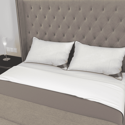 Premium Duck Feather & Down Pillow Pair