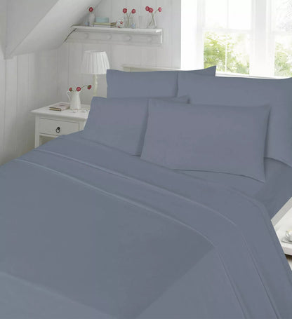 Luxury Percale 180 Thread Count 16" (40 cm) Depth  Fitted Sheet 14 Colours