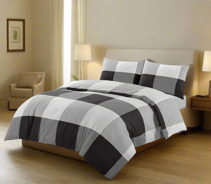 Geometric Printed Duvet Cover Set
