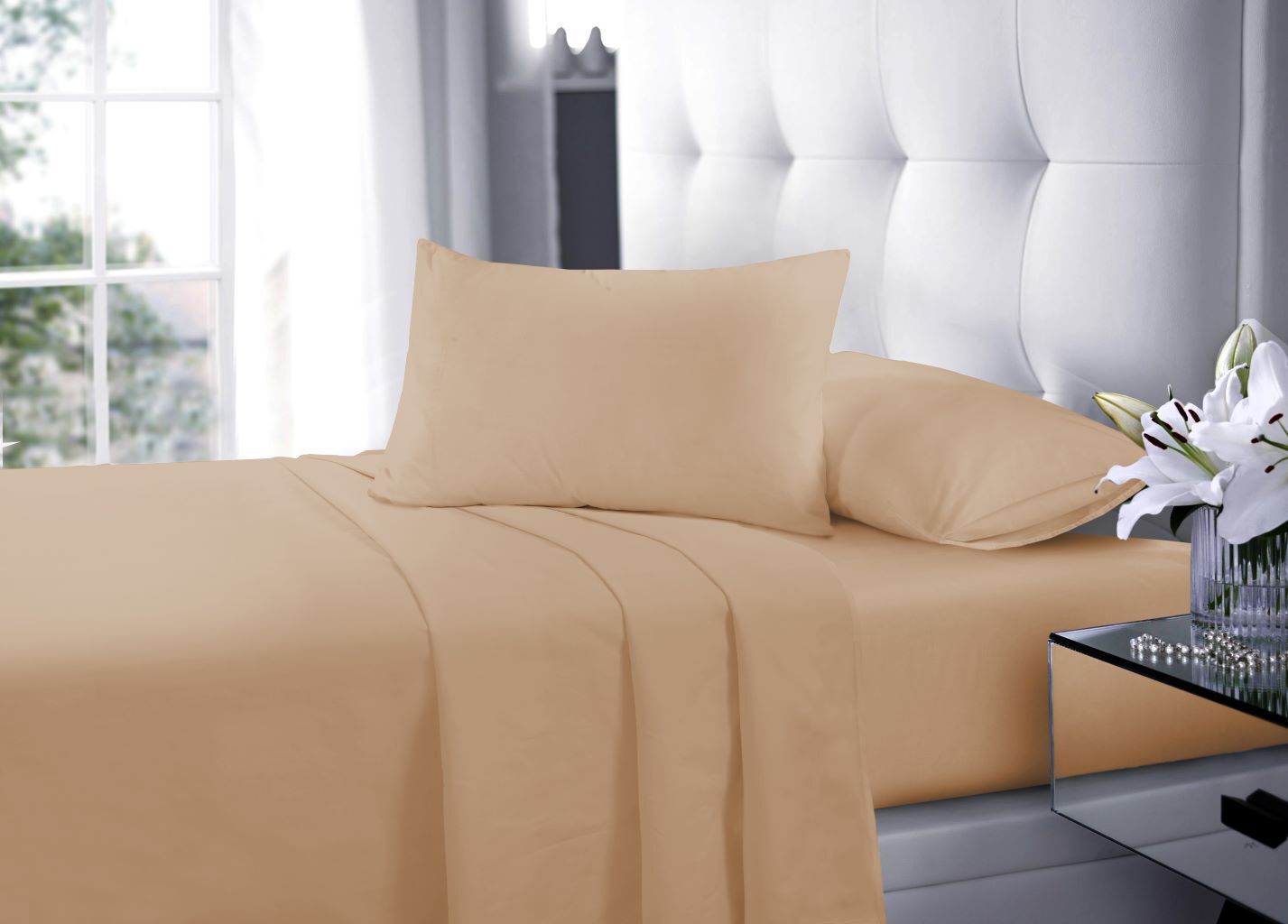 Easy Care Percale Flat Sheet 22 Colours All Bed Sizes