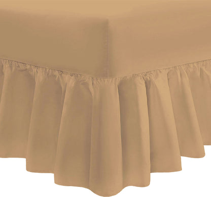 Easy Care Percale Valance Fitted Sheet 22 Colours All Bed Sizes