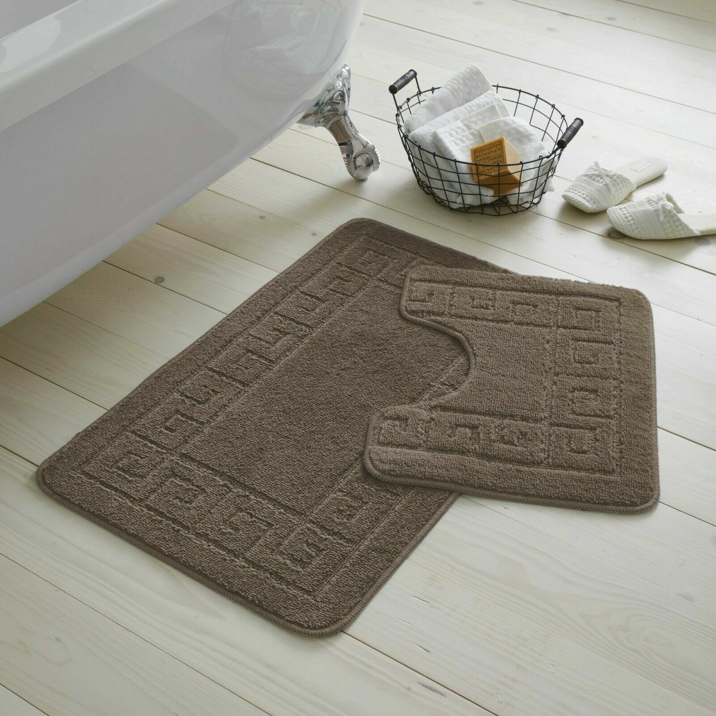 Eros Bath Mat & Pedestal Set 26 Colours