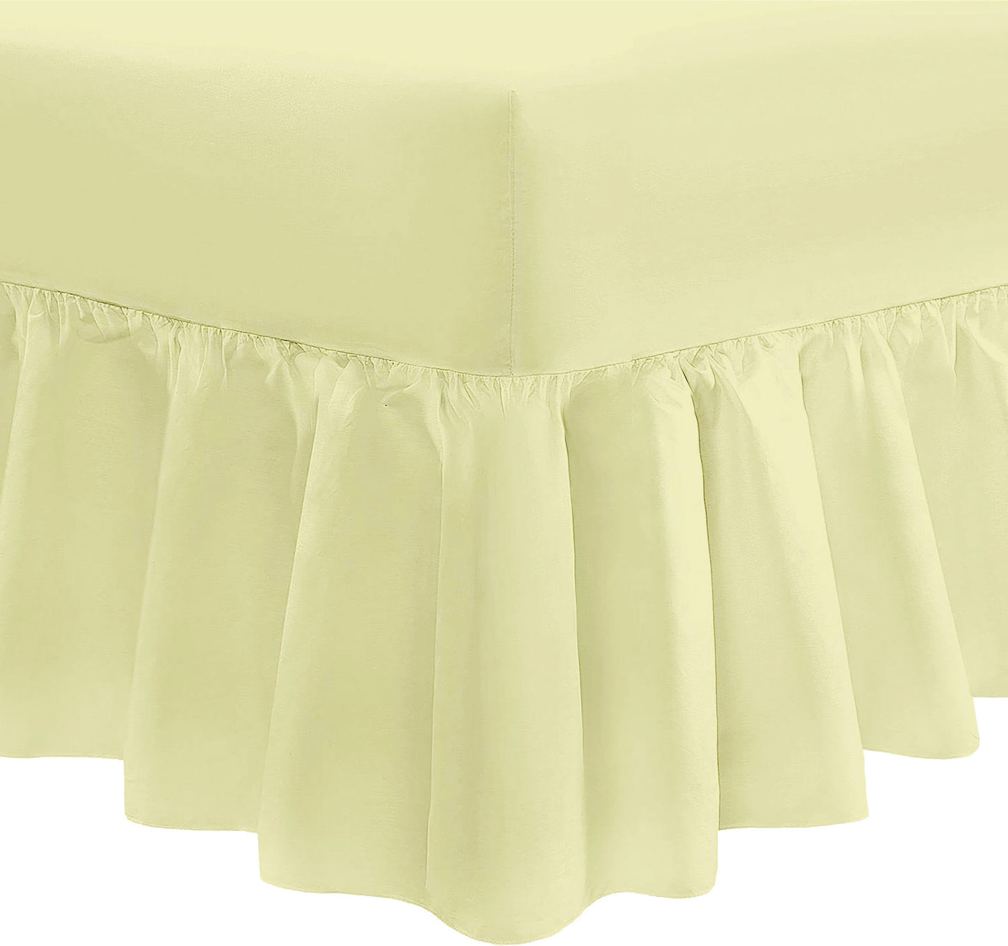 Easy Care Percale Valance Fitted Sheet 22 Colours All Bed Sizes