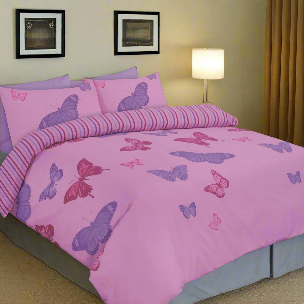 Butterfly Lines Duvet Set 3 Colours
