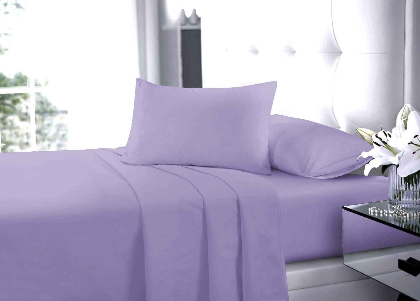 Easy Care Percale Flat Sheet 22 Colours All Bed Sizes