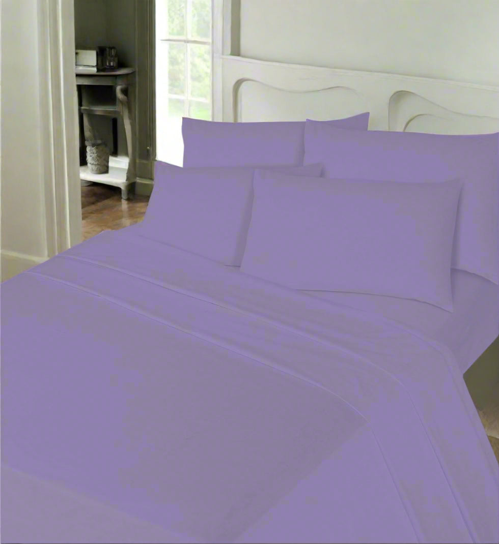 Luxury Percale 180 Thread Count Flat Sheet 14 Colours