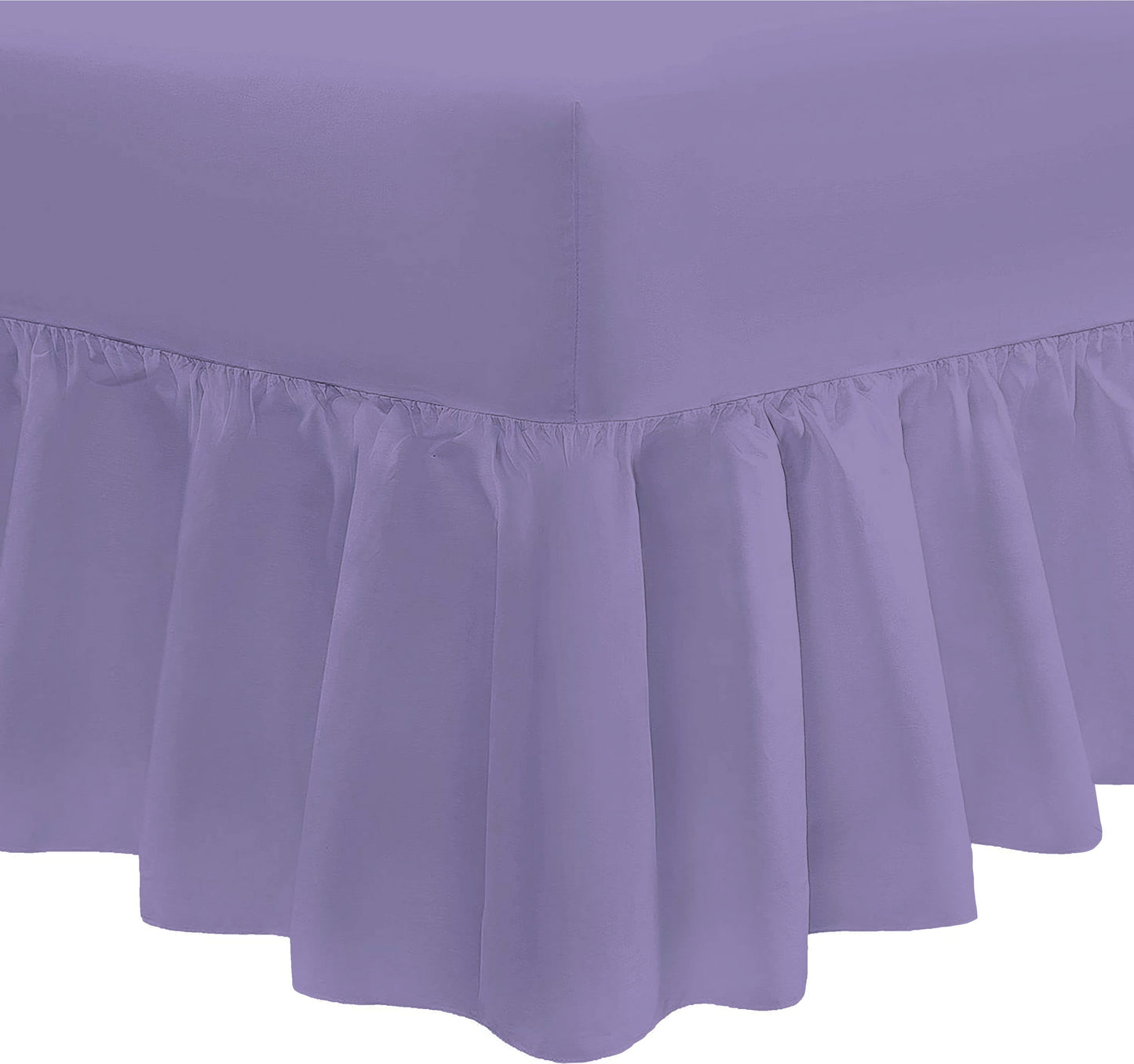 Easy Care Percale Valance Fitted Sheet 22 Colours All Bed Sizes