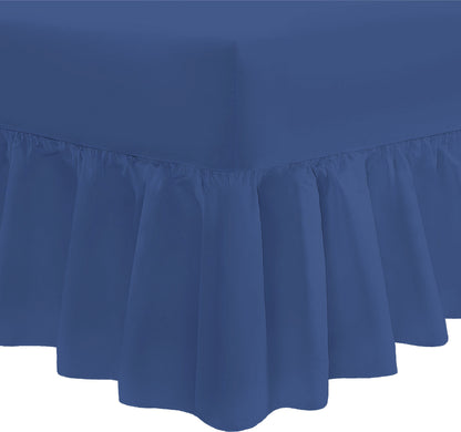 Easy Care Percale Valance Fitted Sheet 22 Colours All Bed Sizes