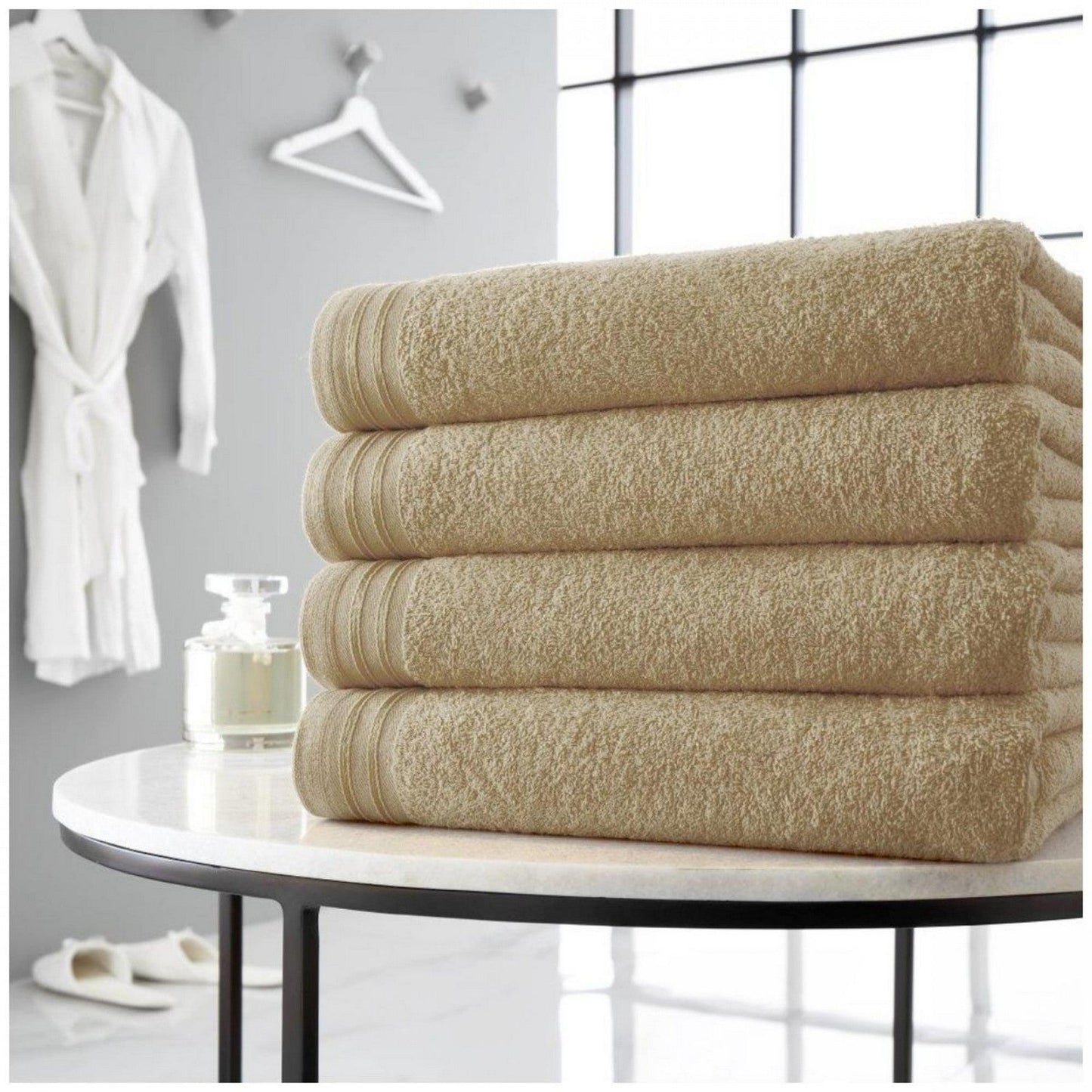 Home & Bath 4 Piece Bath Towel Set