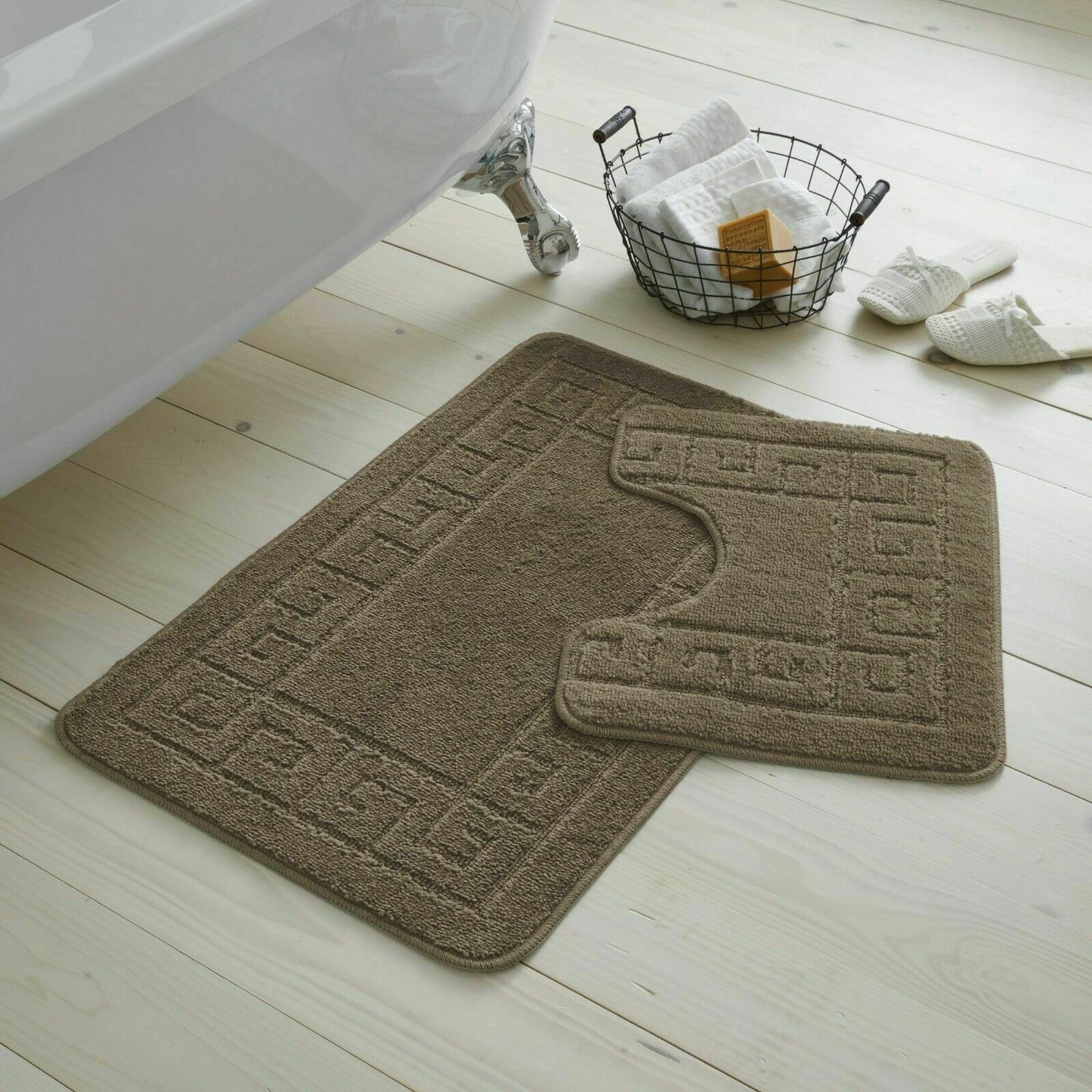 Eros Bath Mat & Pedestal Set 26 Colours