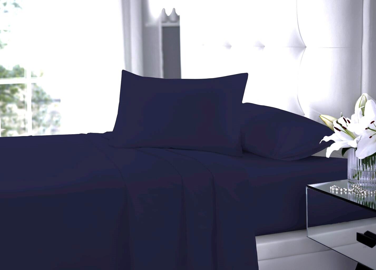 Easy Care Percale Flat Sheet 22 Colours All Bed Sizes