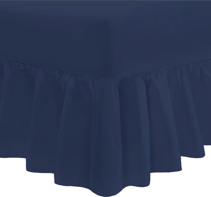Easy Care Percale Valance Fitted Sheet 22 Colours All Bed Sizes
