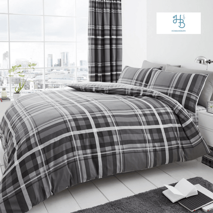 Newton Tartan Check Duvet Set