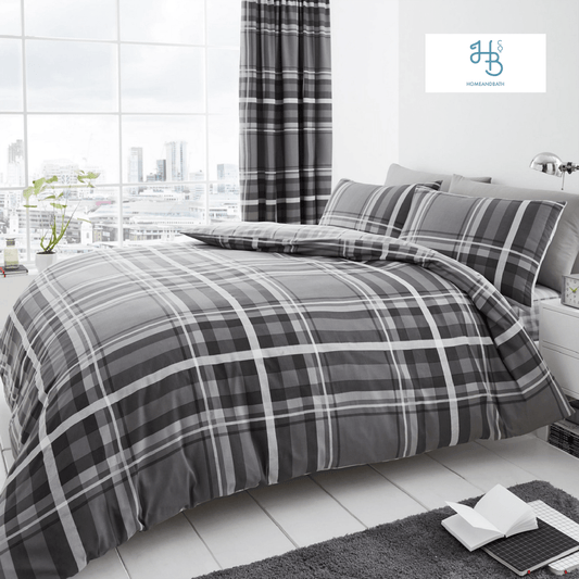 Newton Tartan Check Duvet Set