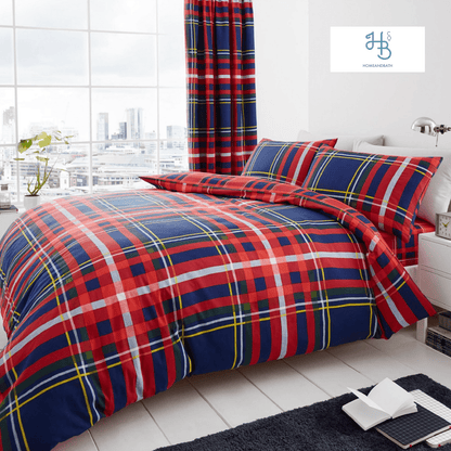 Newton Tartan Check Duvet Set