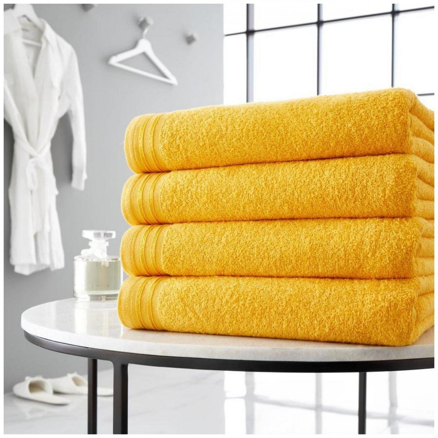 Home & Bath 4 Piece Bath Towel Set