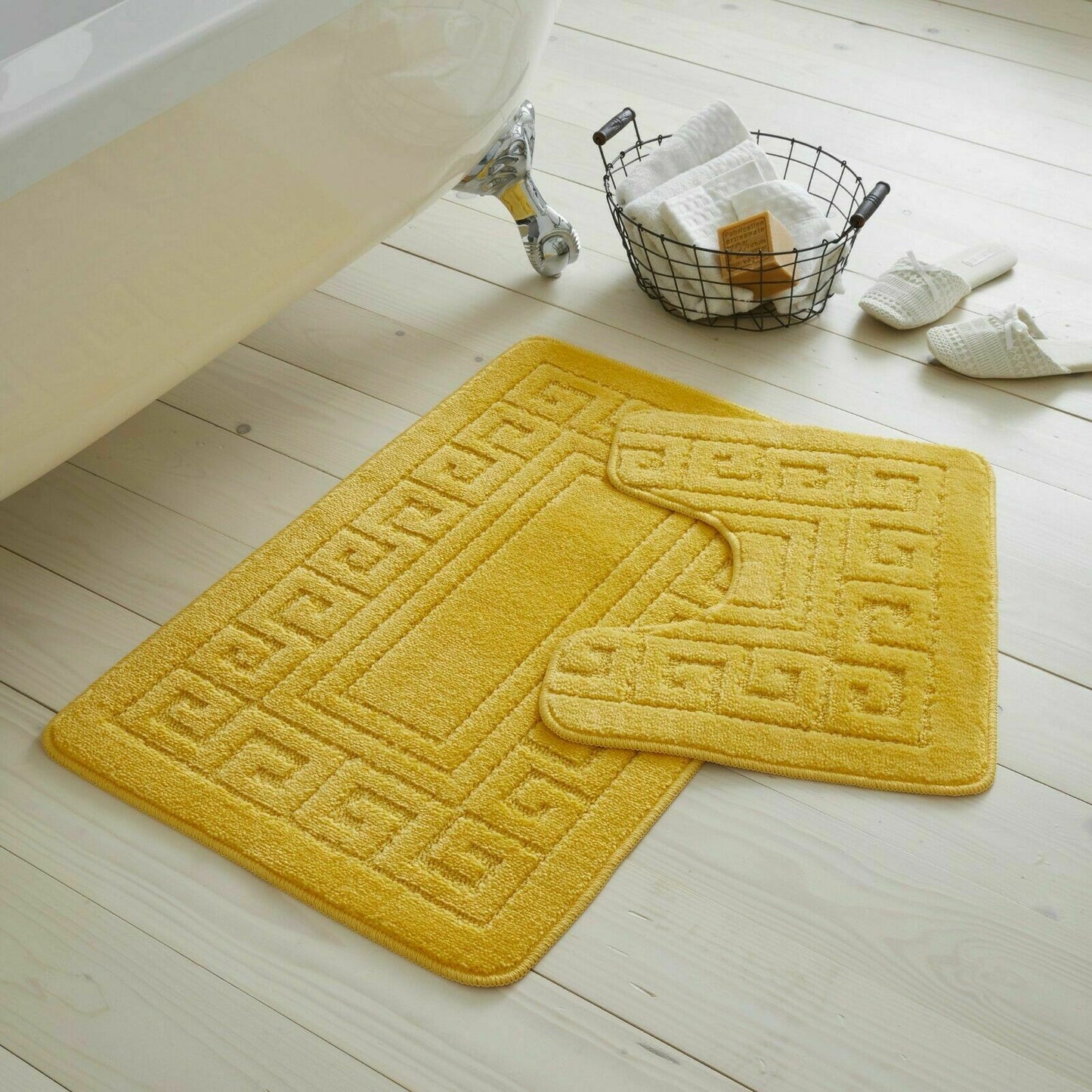 Eros Bath Mat & Pedestal Set 26 Colours