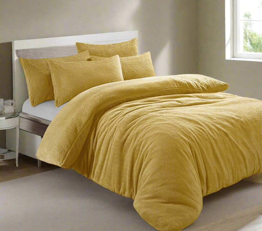 Teddy Fleece Duvet Set 15 Colours